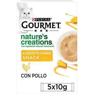 Purina gourmet  nature's creations exquisite puree 5x10g