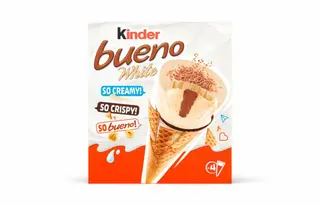 Helado Cono White Kinder Bueno P4X90Ml