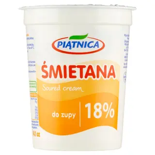 Piątnica Śmietana 18%, 400 g