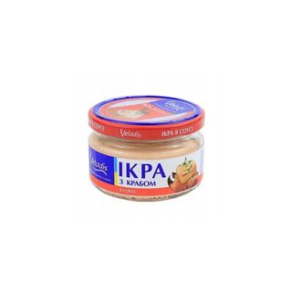 Kawior z ryby atlantyckiej z krabem w sosie "Veladis" 160g