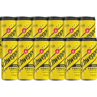 Pack 12x Schweppes Zero Tónica 330ml