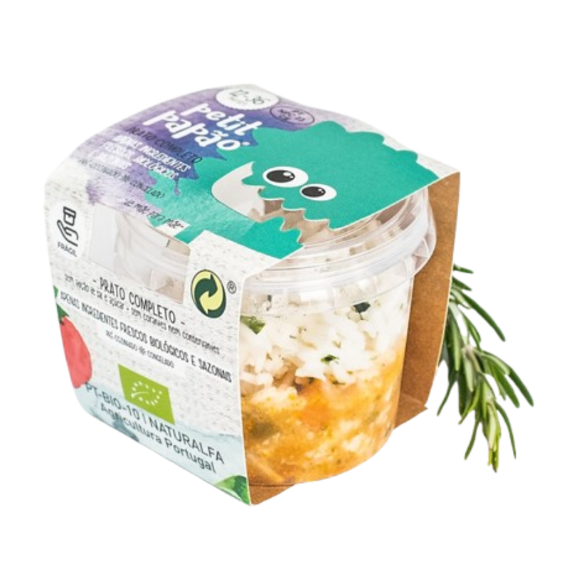 Petit Papão 12+ Frango Estufado com Arroz