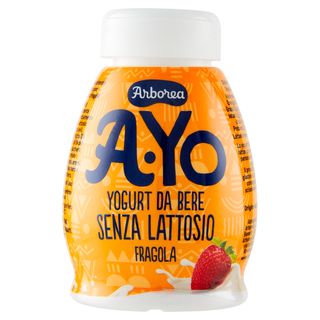 Arborea A-Yo Yogurt da Bere Senza Lattosio Fragola 200 g