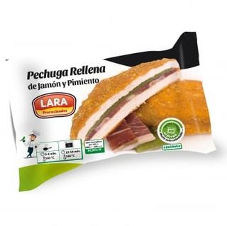 Pechuga Rellena De Jamón Y Pimiento Lara Precocinados 460 G.