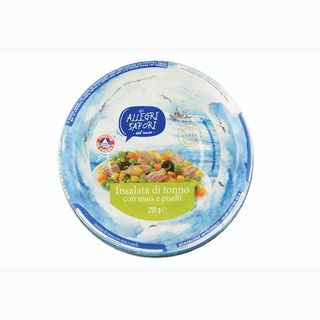 Gli Allegri Sapori - Insalata di tonno con mais e piselli 250 gr