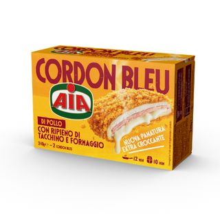 Aia Cordon Bleu Cotto E Formaggio Surgelato 2x120g