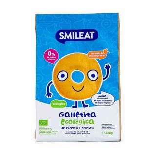 Galletas Infantiles de Espelta y Manzana 220g Smileat