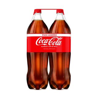 COCA COLA Refresco Cola Botella 2L, Pk-2