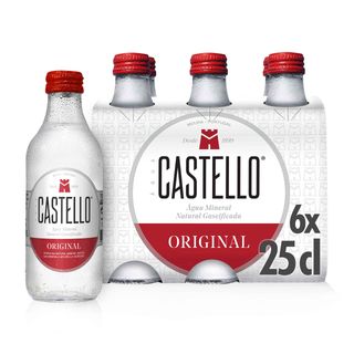 Água com Gás Castello (emb. 6 x 25 cl)