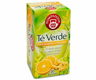 Te Verde conJengibre Y Naranja Pompadour 20 Und 35 G