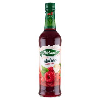 Herbapol Suplement diety syrop o smaku malinowo-różanym 420 ml