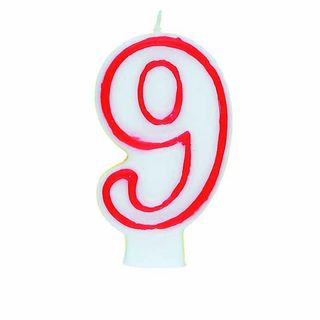 Partygram vela deluxe número 9