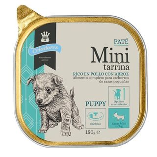 Criadores Mini Pollo Y Arroz En Paté Para Cachorros 0.15Kg