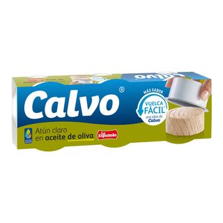 Atun Claro Aceite Oliva Calvo 3X52G