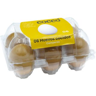 Huevos Cocidos Camperos, Paquete 0,50 Docenas