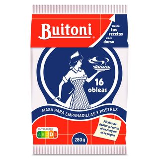 Masa Para Empanadillas Y Postres Paquete Buitoni Bolsa 280 G