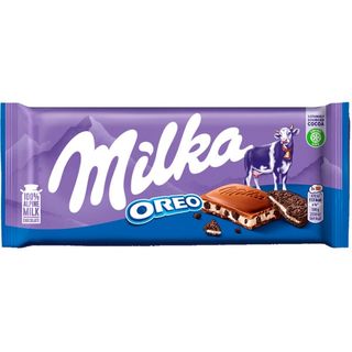 Milka Oreo Chocolate de Leite com Bolacha de Oreo embalagem 100 g - 20642902850