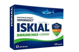 Iskial Max + Czosnek 120 kapsułek