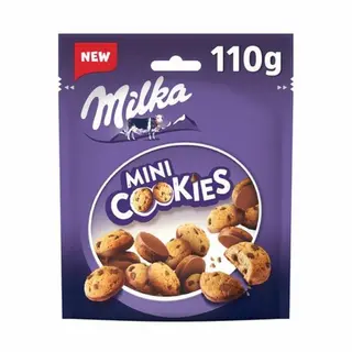 Galleta Munching Cookies Milka Doypack 110Gr