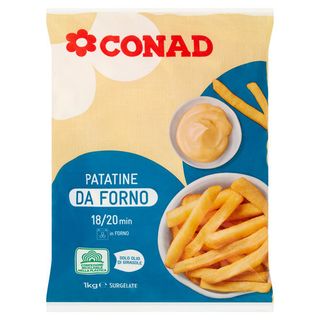 CONAD Patatine da Forno Surgelate 1 kg - 8003170012455