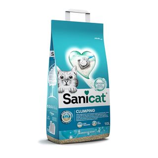 10 L Sanicat Cumpling White Marseille Active Arena Aglomerante para gatos
