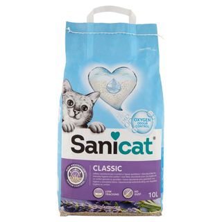 Sanicat Classic Lettiera assorbente Lavender 10 L