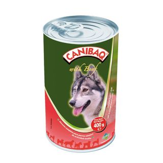 Lata Pate Para Perro Canibaq Buey 400 Gr (292158)
