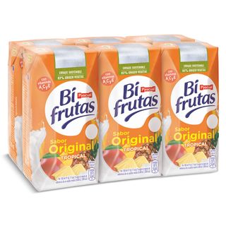 Bebida De Zumo Con Leche Tropical Pascual Bifrutas Brik 6 X 200 Ml