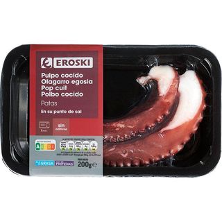 Patas De Pulpo Cocido Eroski, Bandeja 200 Gr. (8492761)