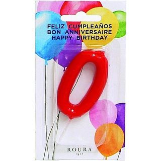 Vela Aniversario Roja N.0 (19260322)