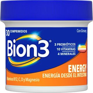 Vitaminas B12, C, D Y Magnesio Energy Bion3, Bote 30 Comprimidos (26252536)