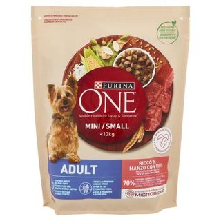 Purina One Mini/Small Adult Ricco In Manzo Con Riso 800 G - 101538