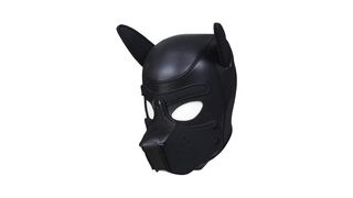 Kinky Puppy Neoprene Puppy Hood maska psa cała czarna