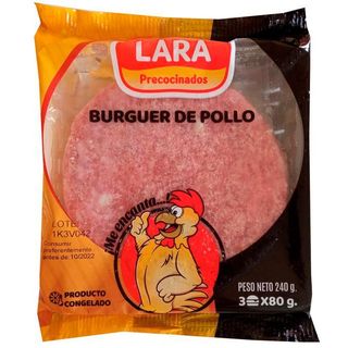 Burguer De Pollo Lara, Bandeja 240 G (25264839)