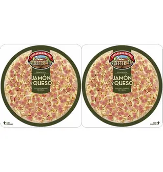 Pack Pizza Tarradellas Jamón Y Queso 450 G