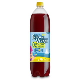 Tinto De Verano Sin Alcohol Con Limón Fiesta Del Dia Botella 1.5 L