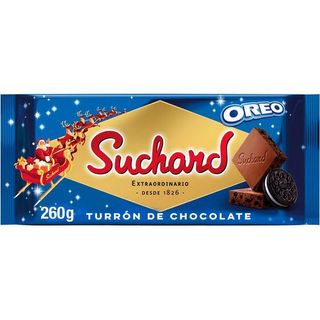 Turrón De Chocolate Con Oreo Suchard, Tableta 260 Gr.