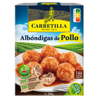CARRETILLA Albondigas De Pollo 300G