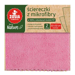 Zosia Samosia Ściereczki z mikrofibry, 2 szt