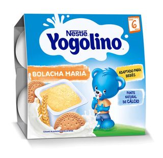 SOBREMESA LÁCTEA NESTLÉ YOGOLINO BOLACHA 4X100G