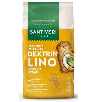 Pan Dextrin Santiveri Con Lino 300 G