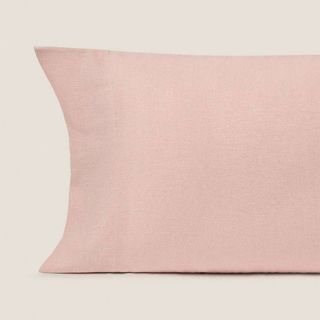 Funda De Almohada Lino Algodón Linlov Rosa 50x75 cm