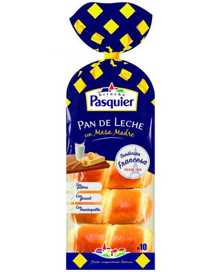 Pan De Leche Pasquier 8 Uds