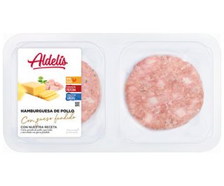 Hamburguesa De Pollo Queso Aldelis 320G