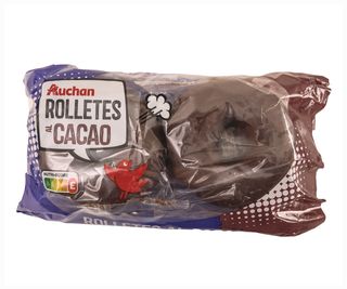 Rolletes Cacao Auchan X4 180Gr