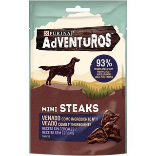 Adventuros mini steaks venado 70 gr
