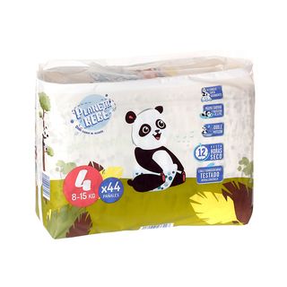 Pañales 8-15 Kgs Talla 4 Planeta Bebé De Dia Bolsa 44 Unidades