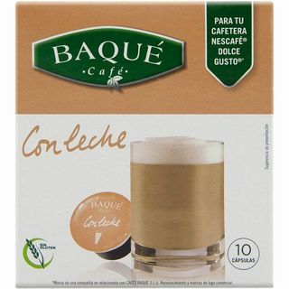 Café Con Leche Compatible Dolce Gusto Baqué, Caja 10 Uds. (18243717)