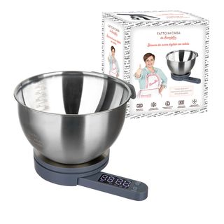 Bilancia da cucina digitale con ciotola 1,3 L in acciaio - Fatto in casa da Benedetta