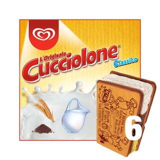Algida Cucciolone Biscotto Gelato 6x80g